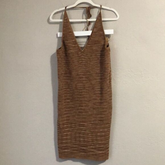 wild fable Dresses & Skirts - Wild Fable Size XXL Knit Brown Halter Body-con Dress